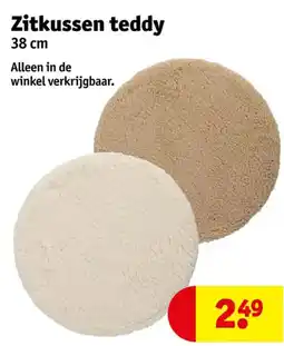 Kruidvat Zitkussen teddy aanbieding