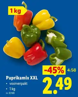 Lidl Paprikamix XXL aanbieding