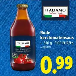 Lidl Rode Kerstomatensaus aanbieding
