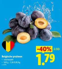 Lidl Belgische Pruimen aanbieding