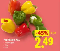 Lidl Paprikamix XXL aanbieding