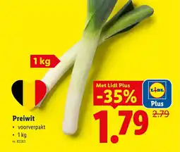 Lidl Preiwit aanbieding