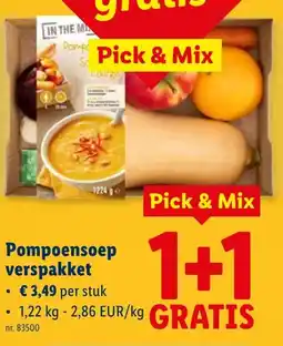 Lidl Pompoensoep verspakket aanbieding