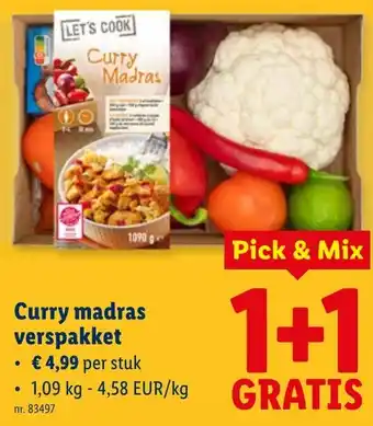 Curry Madras Verspakket