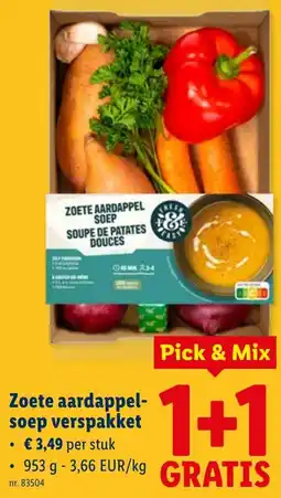 Lidl Zoete Aardappel- Soep Verspakket aanbieding