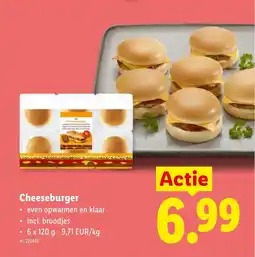 Lidl Cheeseburger aanbieding