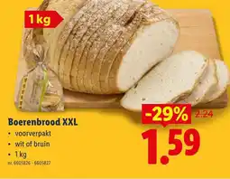 Lidl Boerenbrood XXL aanbieding