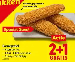 Lidl Cornkipstick aanbieding