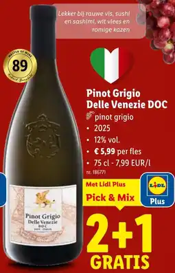Lidl Pinot Grigio Delle Venezie DOC aanbieding