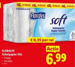 Lidl Floralys Toiletpapier XXL aanbieding