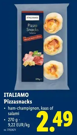 Lidl Italiamo Pizzasnacks aanbieding