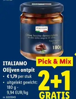 Lidl Italiamo Olijven Ontpit aanbieding