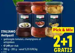 Lidl Italiamo Antipasti aanbieding