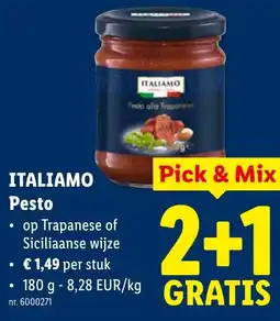 Lidl Italiamo Pesto aanbieding