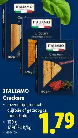 Lidl Italiamo Crackers aanbieding
