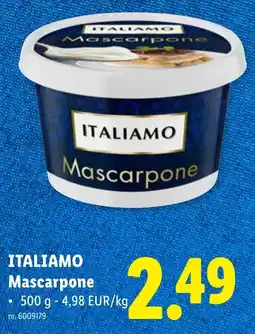 Lidl Italiamo Mascarpone aanbieding