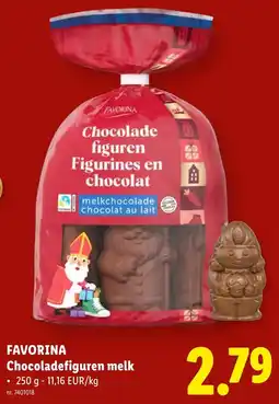 Lidl Favorina Chocoladefiguren Melk aanbieding