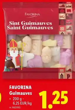 Lidl Favorina Guimauves aanbieding