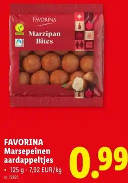Lidl Favorina Marsepeinen Aardappeltjes aanbieding