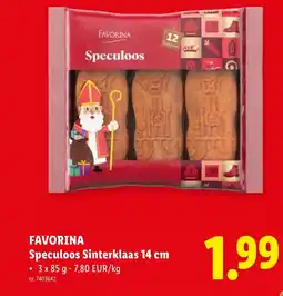 Lidl Favorina speculoos sinterklaas aanbieding