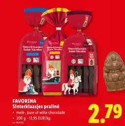 Lidl Favorina sinterklaasjes praliné aanbieding