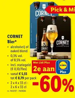 Lidl Corne bier aanbieding