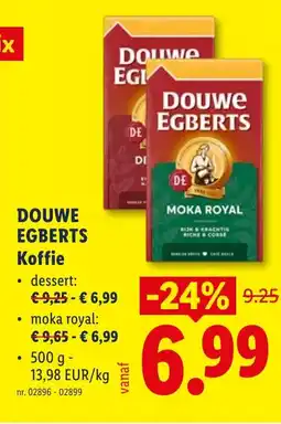 Lidl Douwe egberts koffie aanbieding