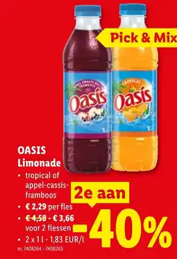 Lidl Oasis limonade aanbieding