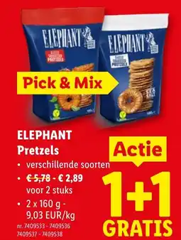 Lidl Elephant pretzels aanbieding
