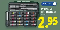 Lidl Parkside bit of dopset aanbieding