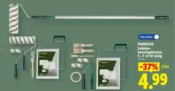 Lidl Parkside schilder benodigdheden aanbieding