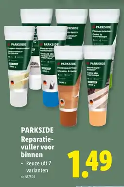 Lidl Parkside reparatie vuller voor binnen aanbieding