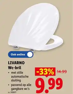 Lidl Livarno WC-bril aanbieding