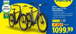 Lidl Crivit Urban E-Bike X.3, 27,5 riemaandrijving aanbieding