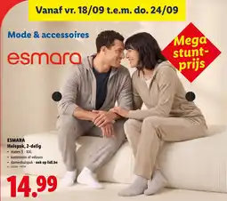 Lidl Esmara huispak aanbieding