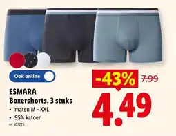 Lidl Esmara Boxershorts aanbieding