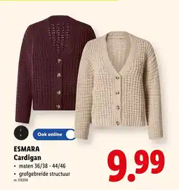 Lidl Esmara cardigan aanbieding