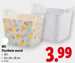 Lidl W5 Flexibele mand aanbieding