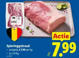 Lidl Spieringgebraad aanbieding