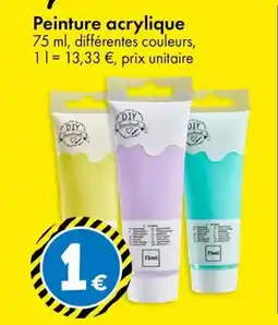 TEDi Peinture acrylique aanbieding