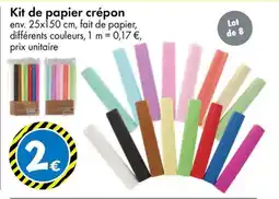 TEDi Kit de papier crépon aanbieding