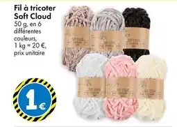 TEDi Fil à tricoter Soft Cloud aanbieding