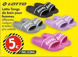 TEDi Lotto Tongs de bain pour femmes aanbieding