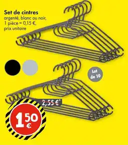 TEDi Set de cintres aanbieding