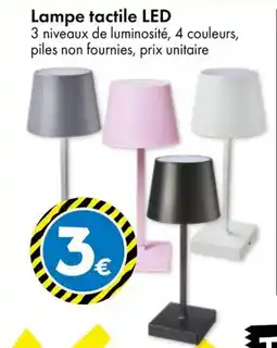 TEDi Lampe tactile LED aanbieding