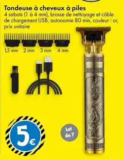 TEDi Tondeuse à cheveux à piles aanbieding