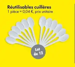 TEDi Réutilisables cuillères aanbieding