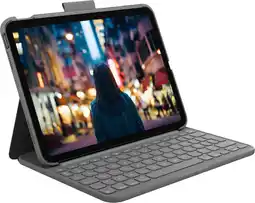 Coolblue Logitech Slim Folio Étui Clavier Apple iPad (2025/2022) AZERTY aanbieding