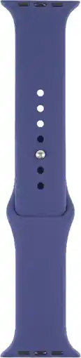 Coolblue BlueBuilt Silicone Bracelet Bleu pour Apple Watch 44/45/46 mm aanbieding