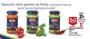Auchan Pesto Alla Genovese Barilla aanbieding